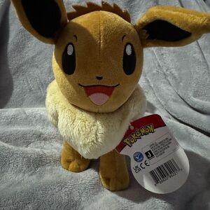 Pokemon Eevee Plush with Cream Collar